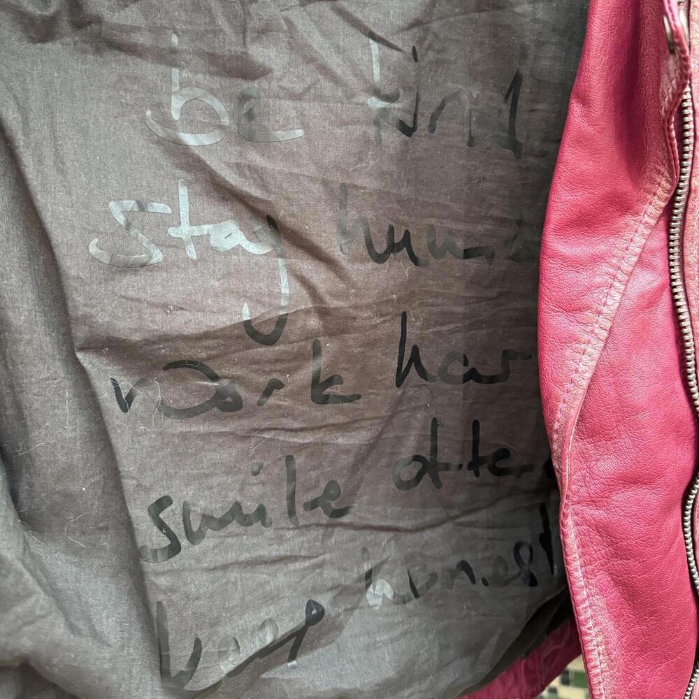 Leather Jacket With Stars - image 6